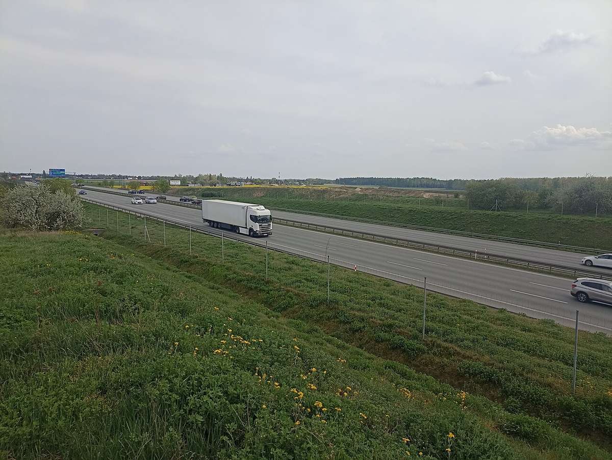 Autostrada A2 near Poznan