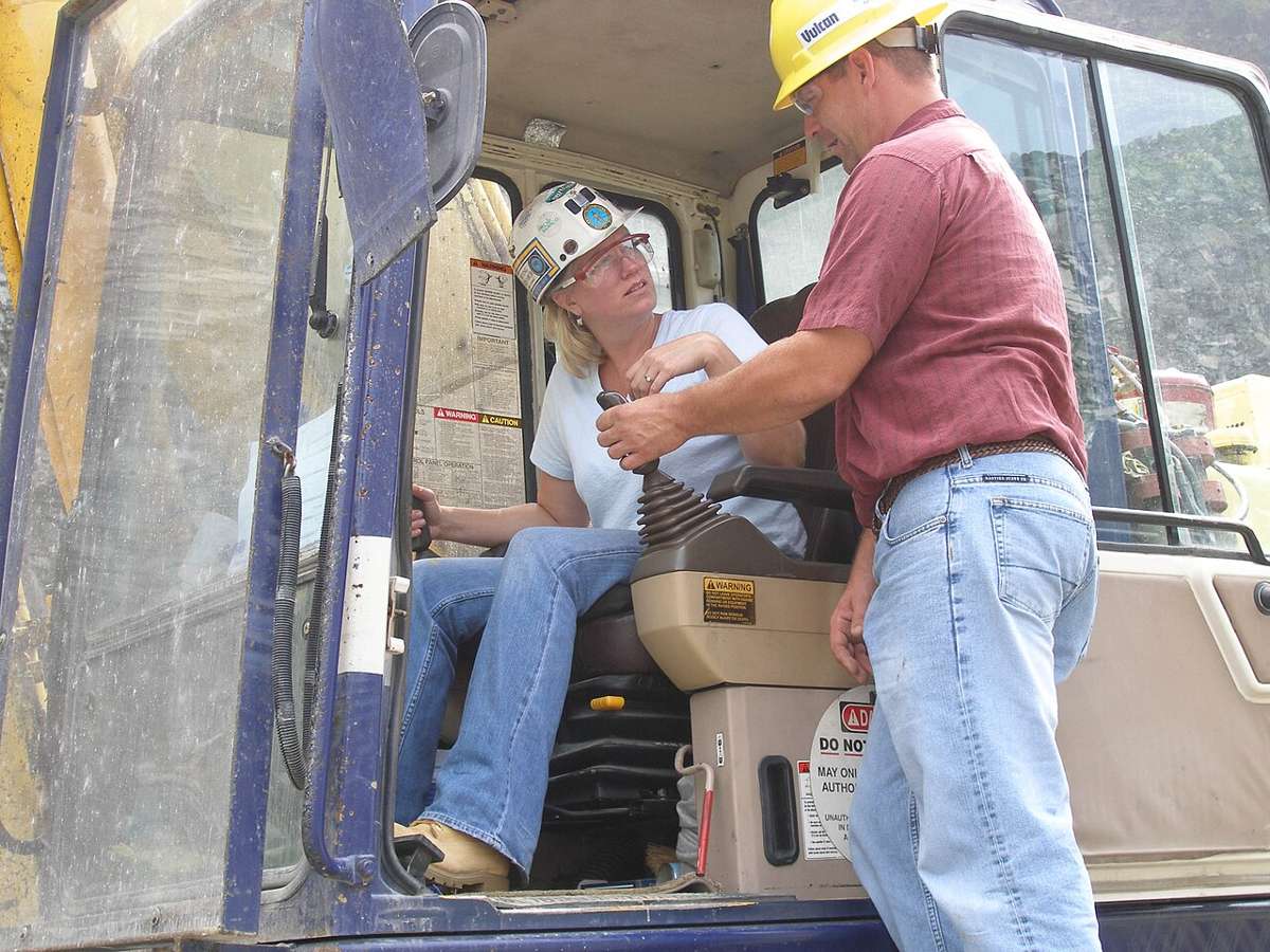 A worker talking about personal safety