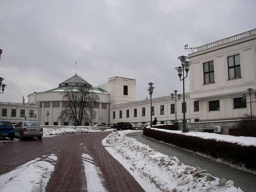 Sejm buildings in Warsaw