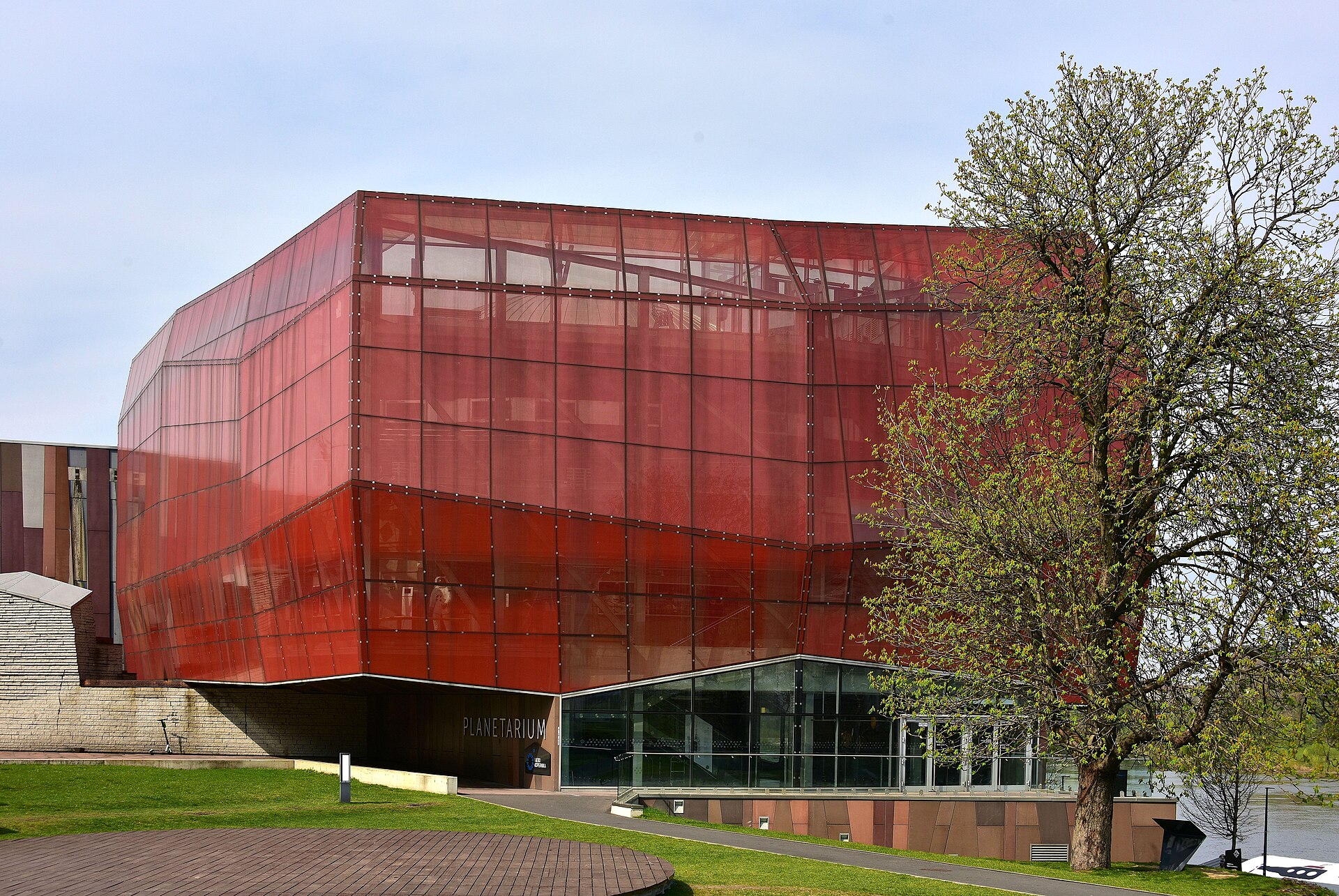 The planetarium building of the Copernicus Science Centre in Warsaw