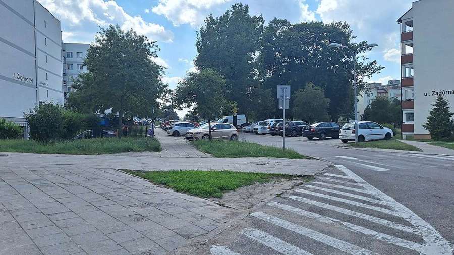 Bialystok street scene in June 2024