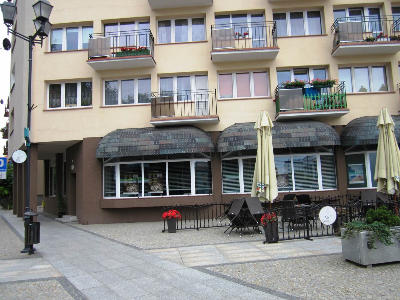 A small cafe in Bialystok - non-EU founders often reach a residence permit through a Polish company rather than a sole proprietorship