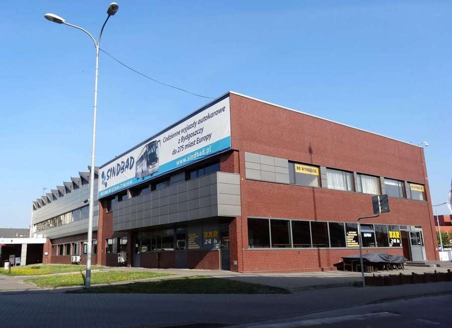 The PKS bus station building in Bydgoszcz