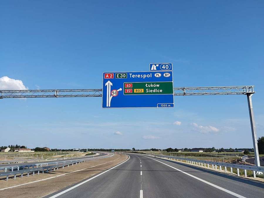 Motorway in Poland