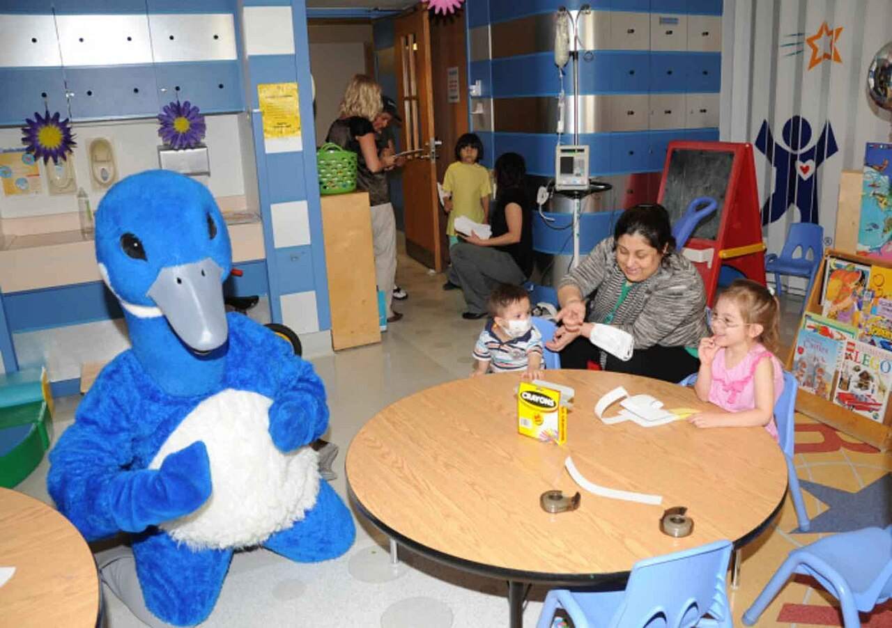 Children playing in a kindergarten