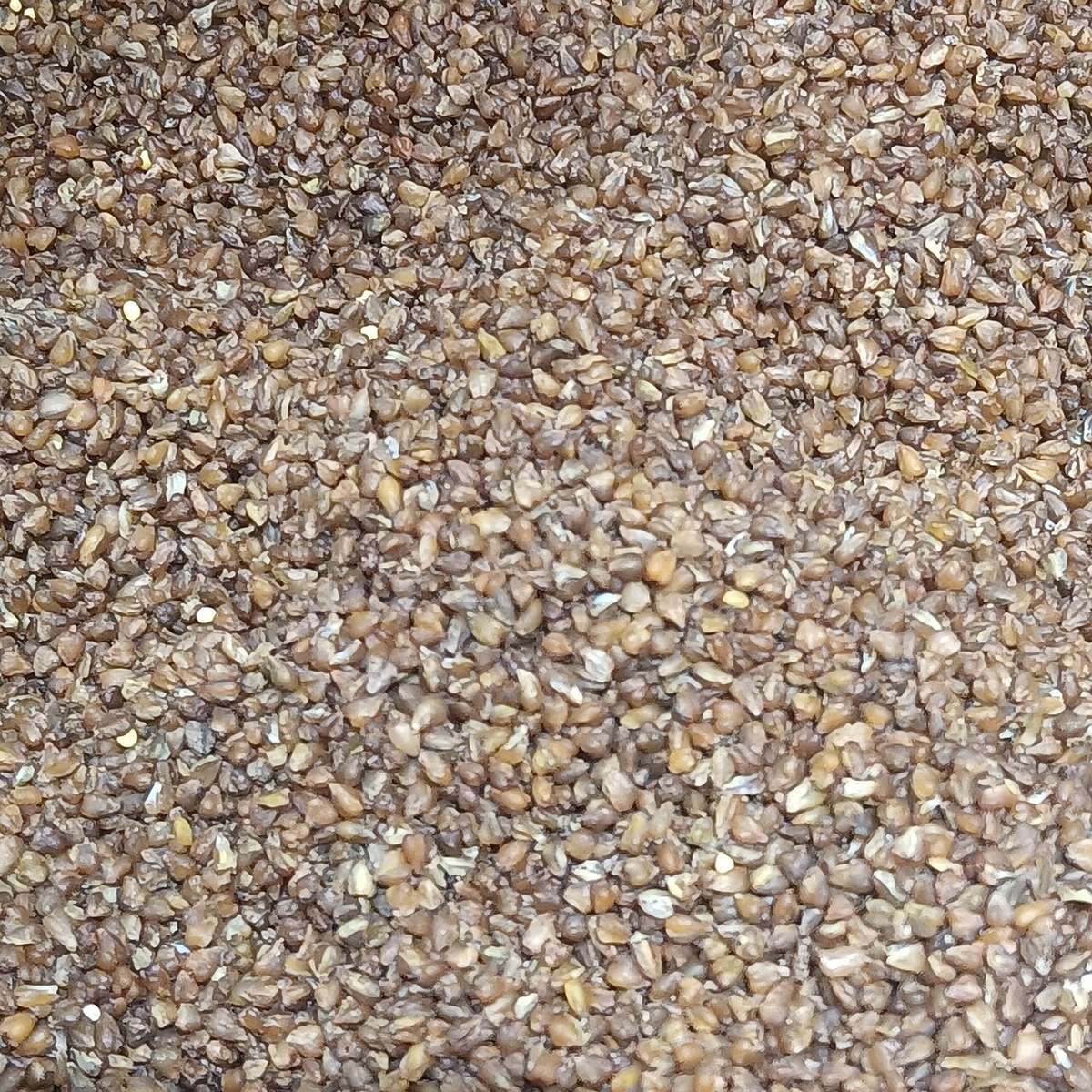 Buckwheat and rice grains, naturally gluten-free
