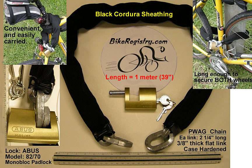 Padlock chain, a symbol of locking down access