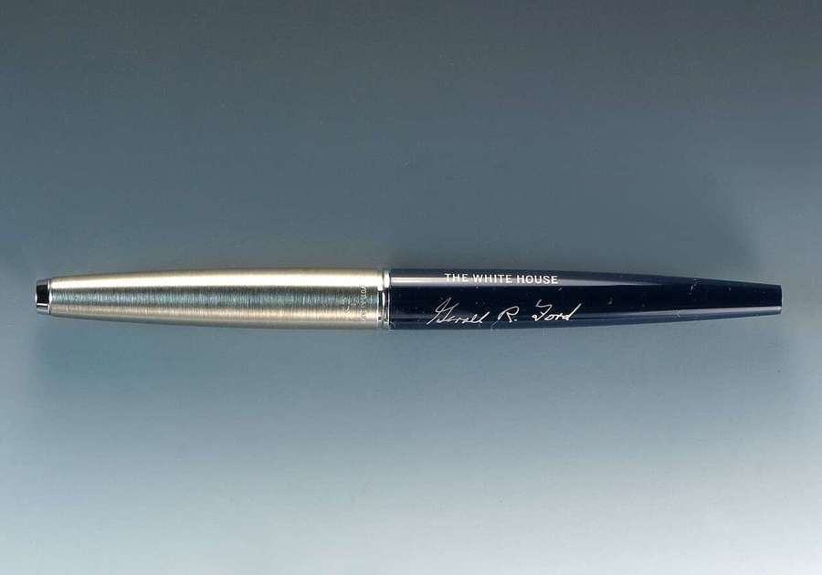 Pen on a document