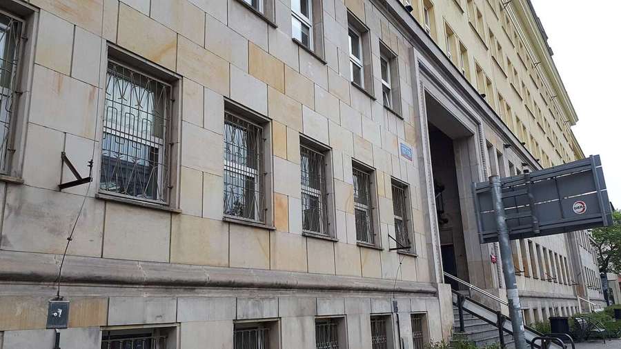 Courthouse building in Lodz