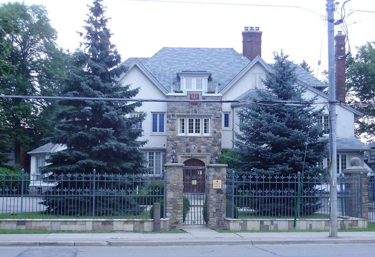 Consulate General of the Republic of Poland in Toronto, shown as an illustration of a Polish diplomatic post abroad