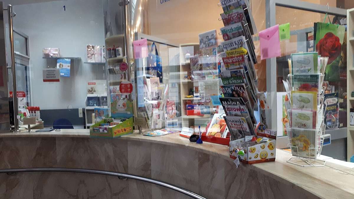 Post office in Łódź, illustrative