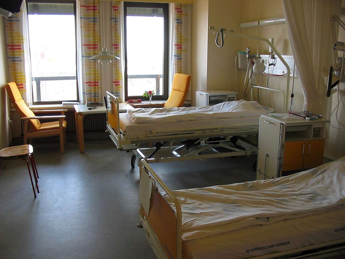 A hospital room