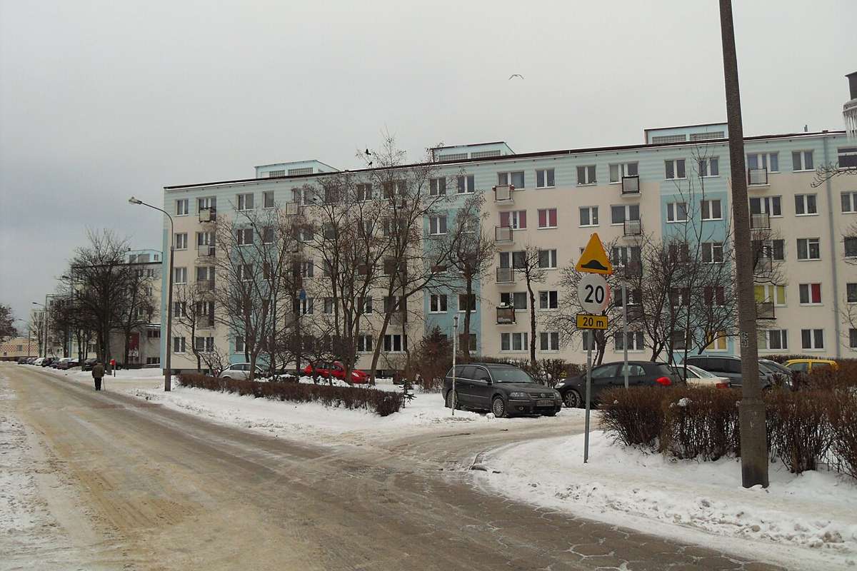 Residential buildings on ulica Gospody in Gdansk, shown as an illustration of new housing
