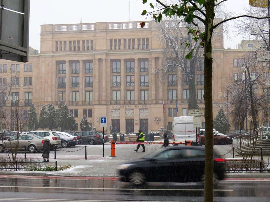The Ministry of Finance building in Warsaw