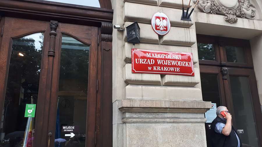 The Malopolska Voivodeship Office in Krakow, where family residence applications are filed
