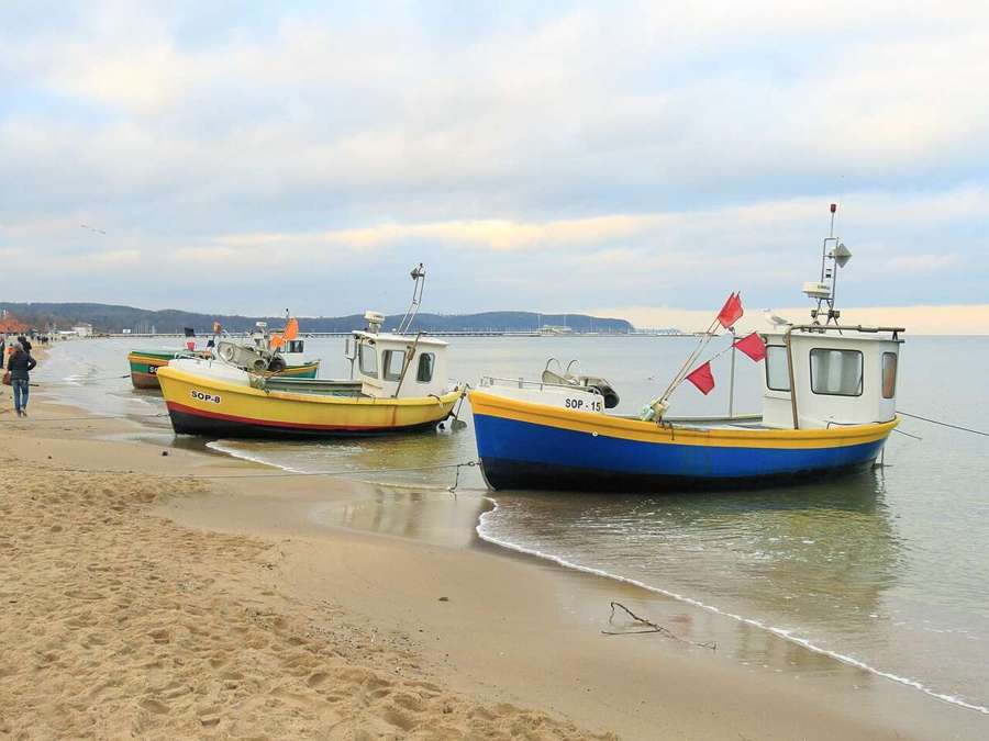 Fishing boats in Sopot