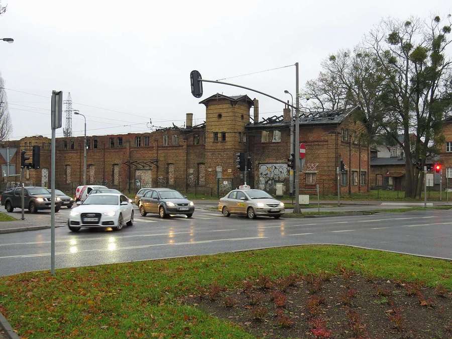Residential buildings on Grunwaldzka street in Gdańsk