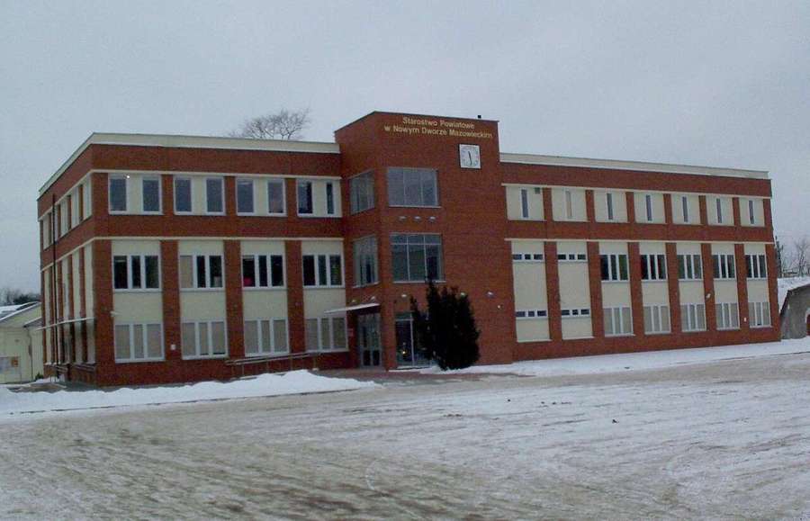 County office building in Nowy Dwór Mazowiecki, Poland