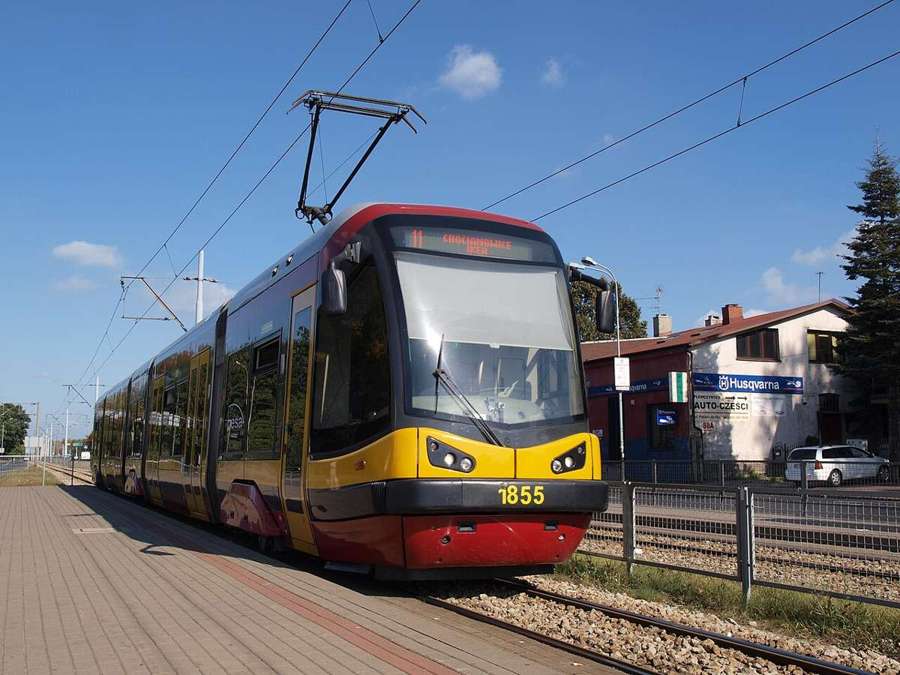 A Pesa tram in Łódź