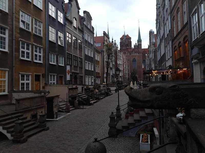 Mariacka Street in the Main Town of Gdańsk