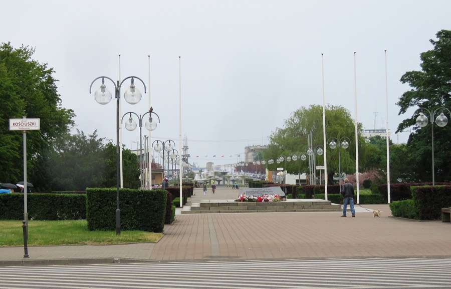 Kosciuszko Square, the waterfront promenade in Gdynia