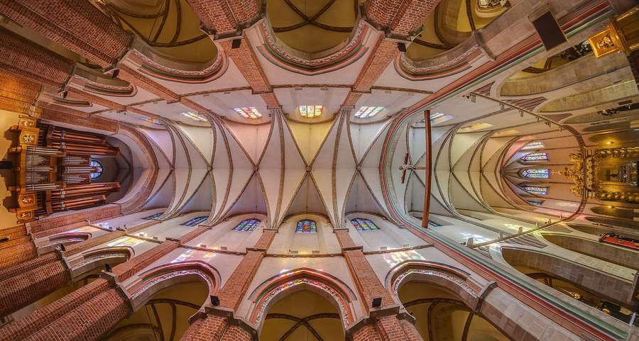 Inside Gniezno Cathedral, the coronation church of Poland's first kings