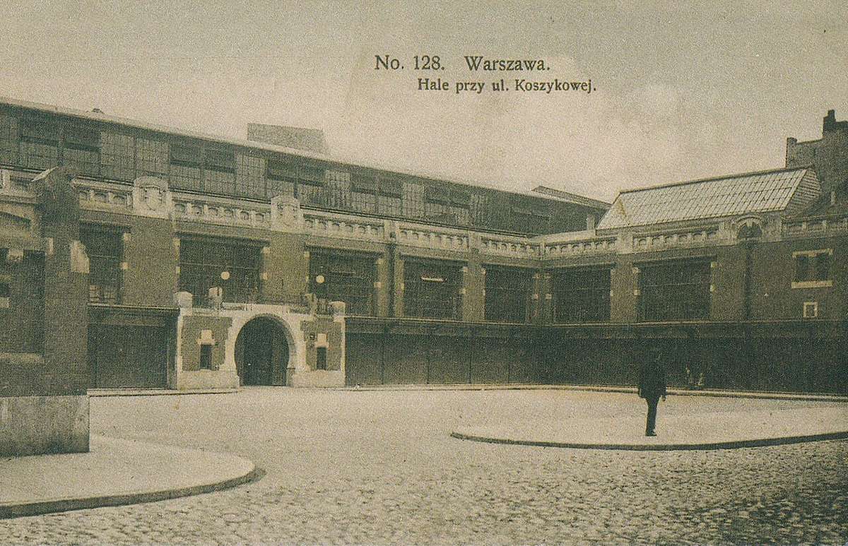 Hala Koszyki hall in 1908