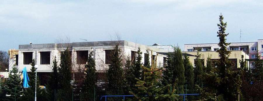 Hospice building in Poznań, illustrative