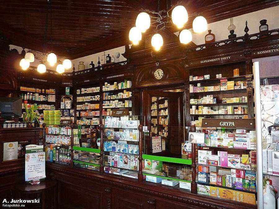 A pharmacy in Wrocław - at the counter you give the four-digit SMS code and your PESEL