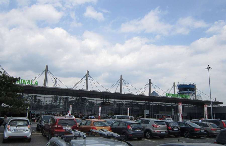 Katowice International Airport terminal in Pyrzowice