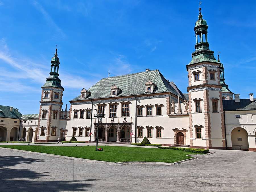 The baroque Bishops' Palace in Kielce