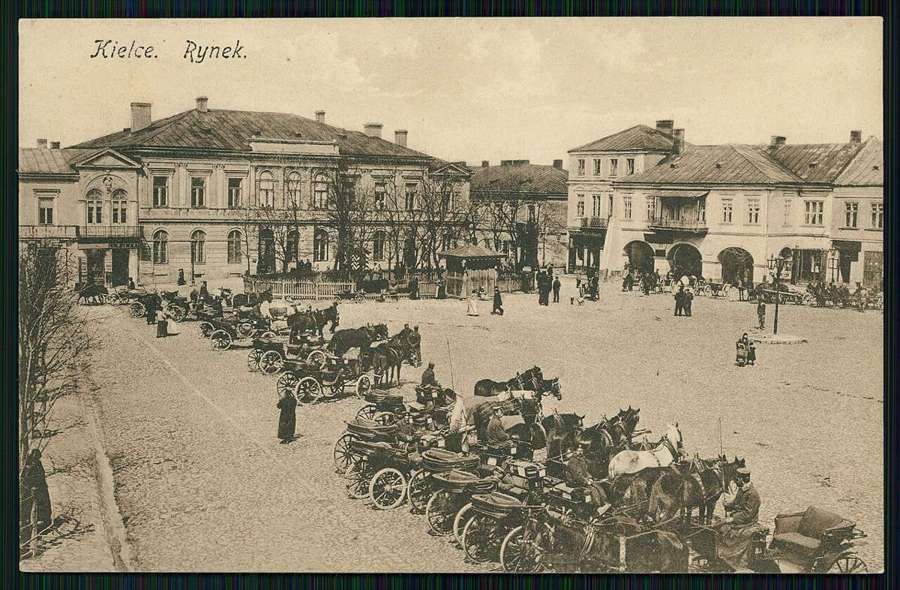 Kielce market square before 1939