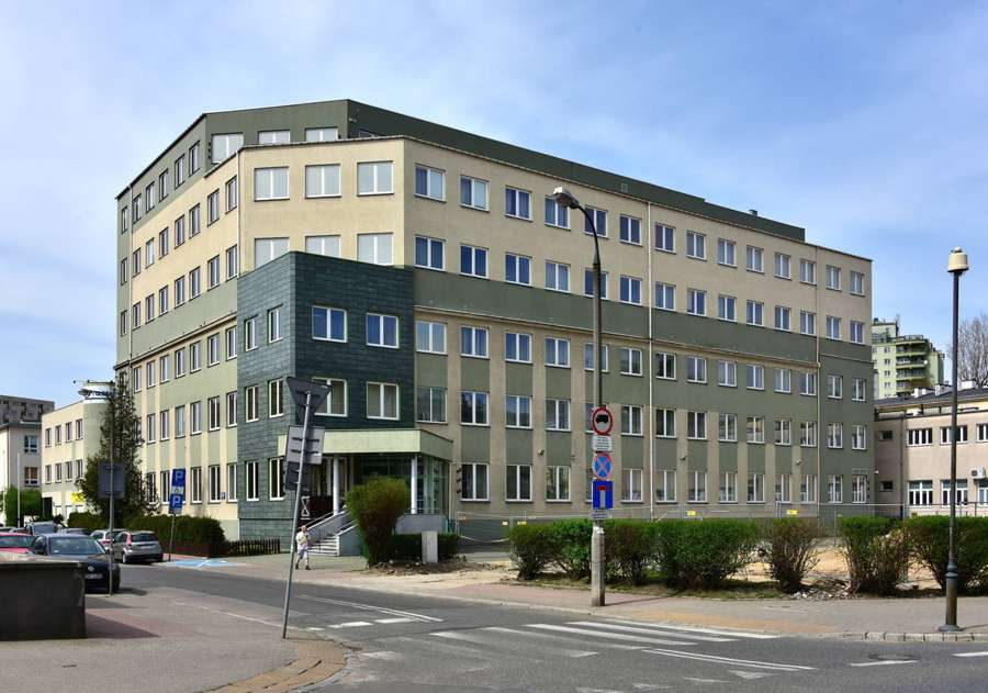 The State Labour Inspection building at Barska 28 in Warsaw