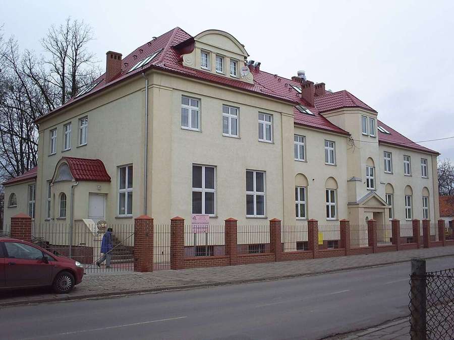 Primary school building in Wrocław Zakrzów, Poland