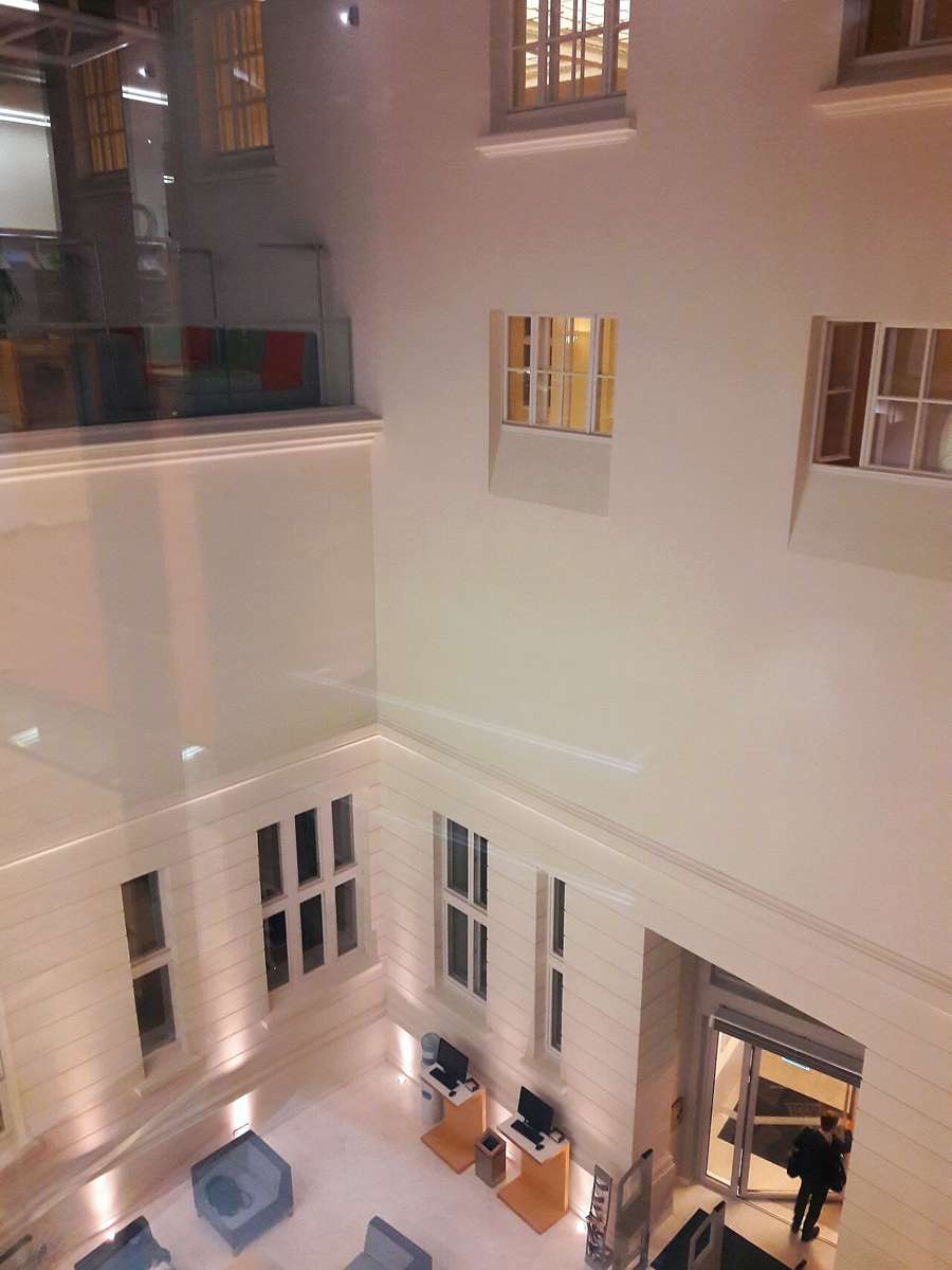 Interior of a Warsaw public library