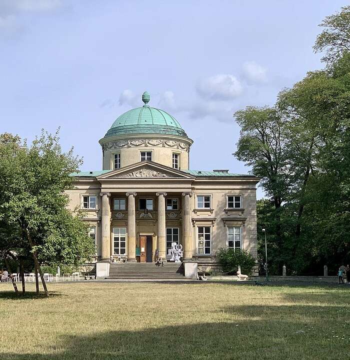 Królikarnia Palace and its park in Mokotów, Warsaw