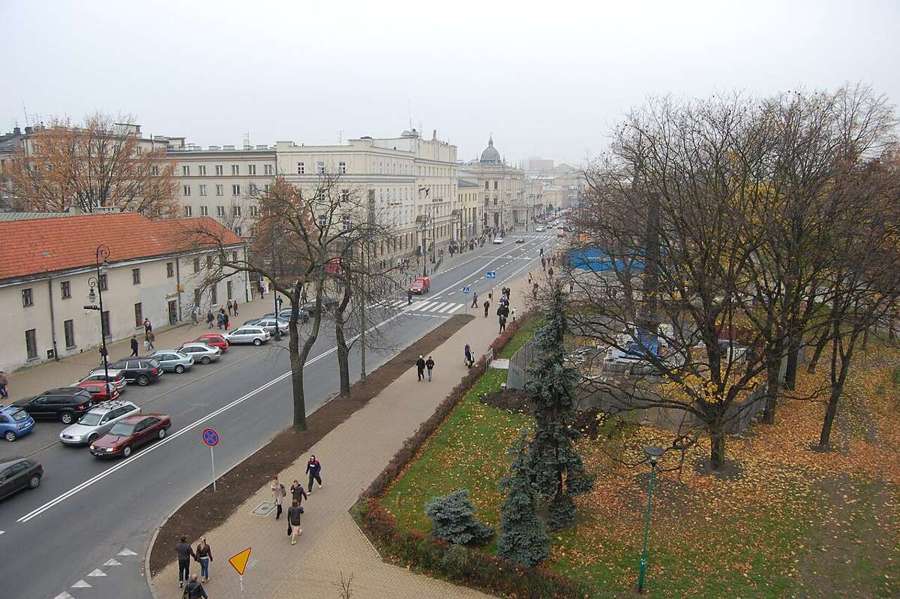 Krakowskie Przedmieście street in Lublin, Poland