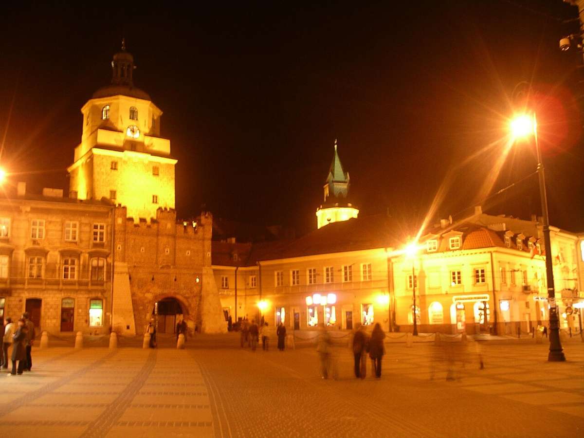 The Kraków Gate in Lublin, illustrative