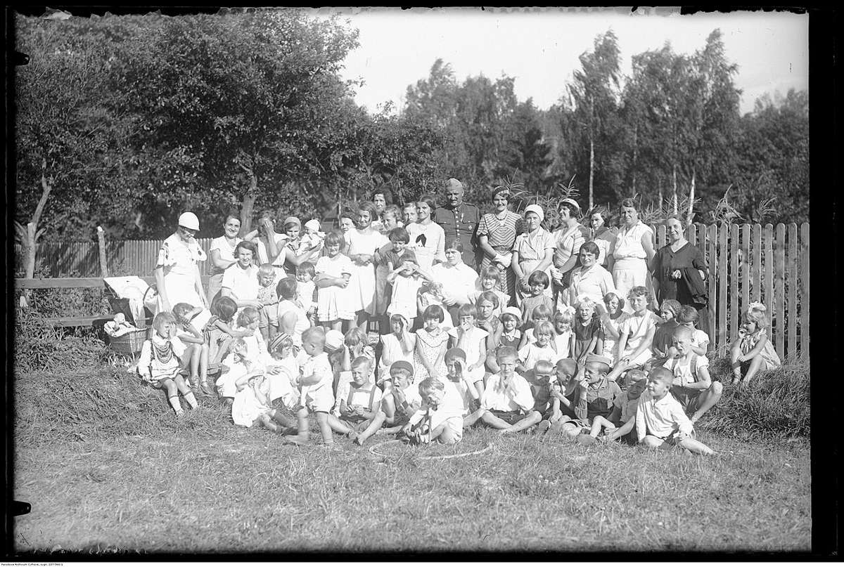 Children's garden, historic photograph, illustrative
