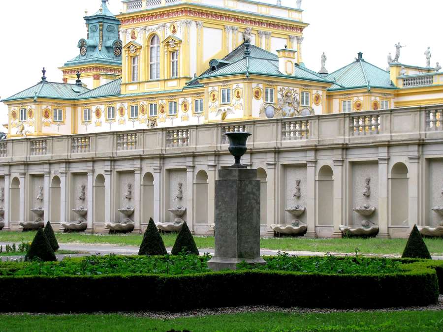 Wilanow Palace in Warsaw, a popular setting for wedding ceremonies