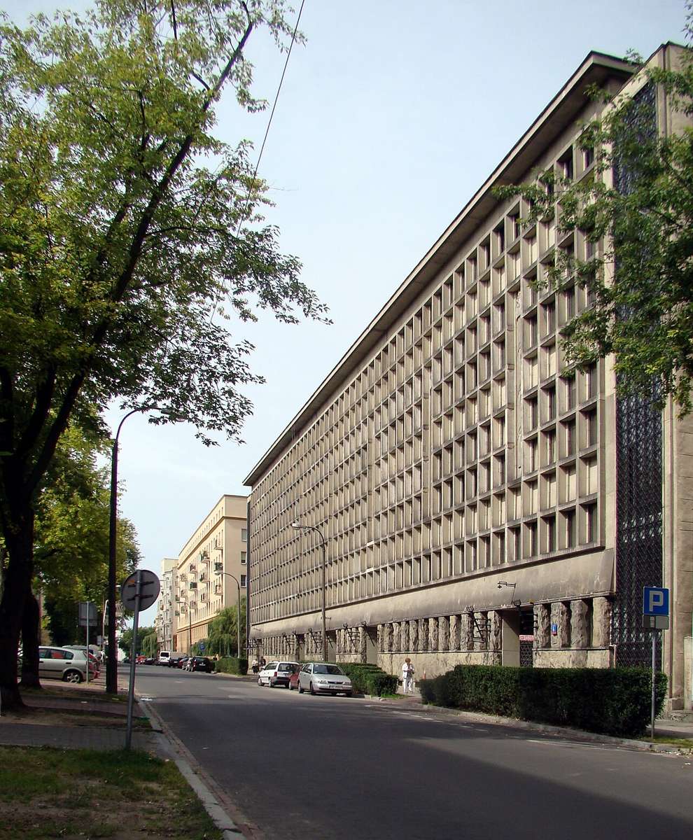 Court building in Warsaw, illustrative