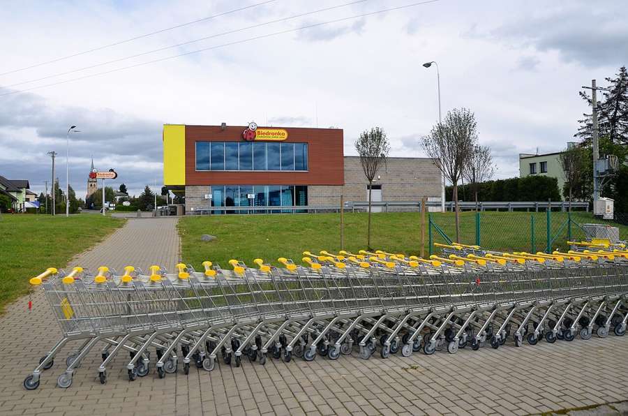 A Biedronka supermarket in Poland