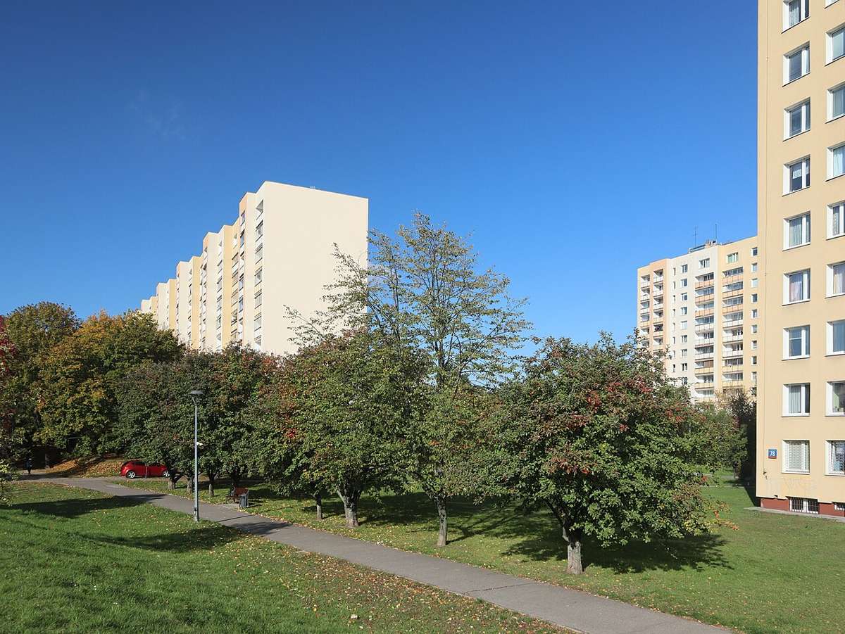 A housing estate in Warsaw