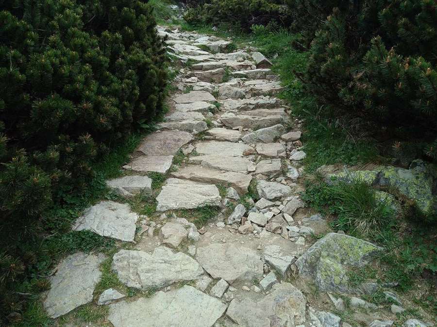 Trail in the Tatra mountains