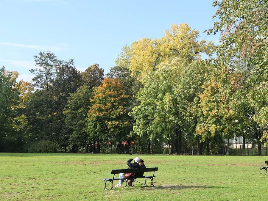 Autumn in Łazienki Park, Warsaw