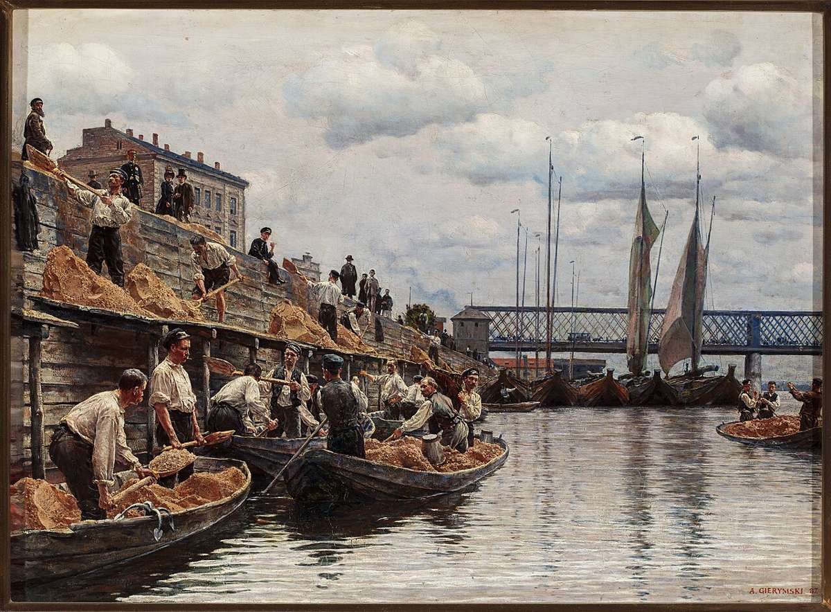 Painting of workers