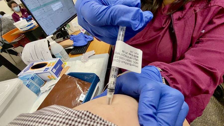 A vaccination session