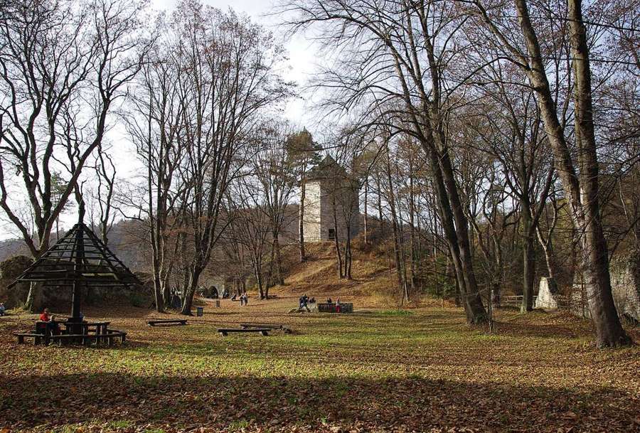 Casimir castle ruins in Ojców, near Kraków