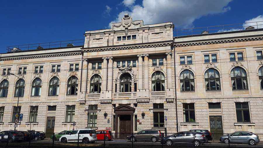 A National Bank of Poland branch in Lodz