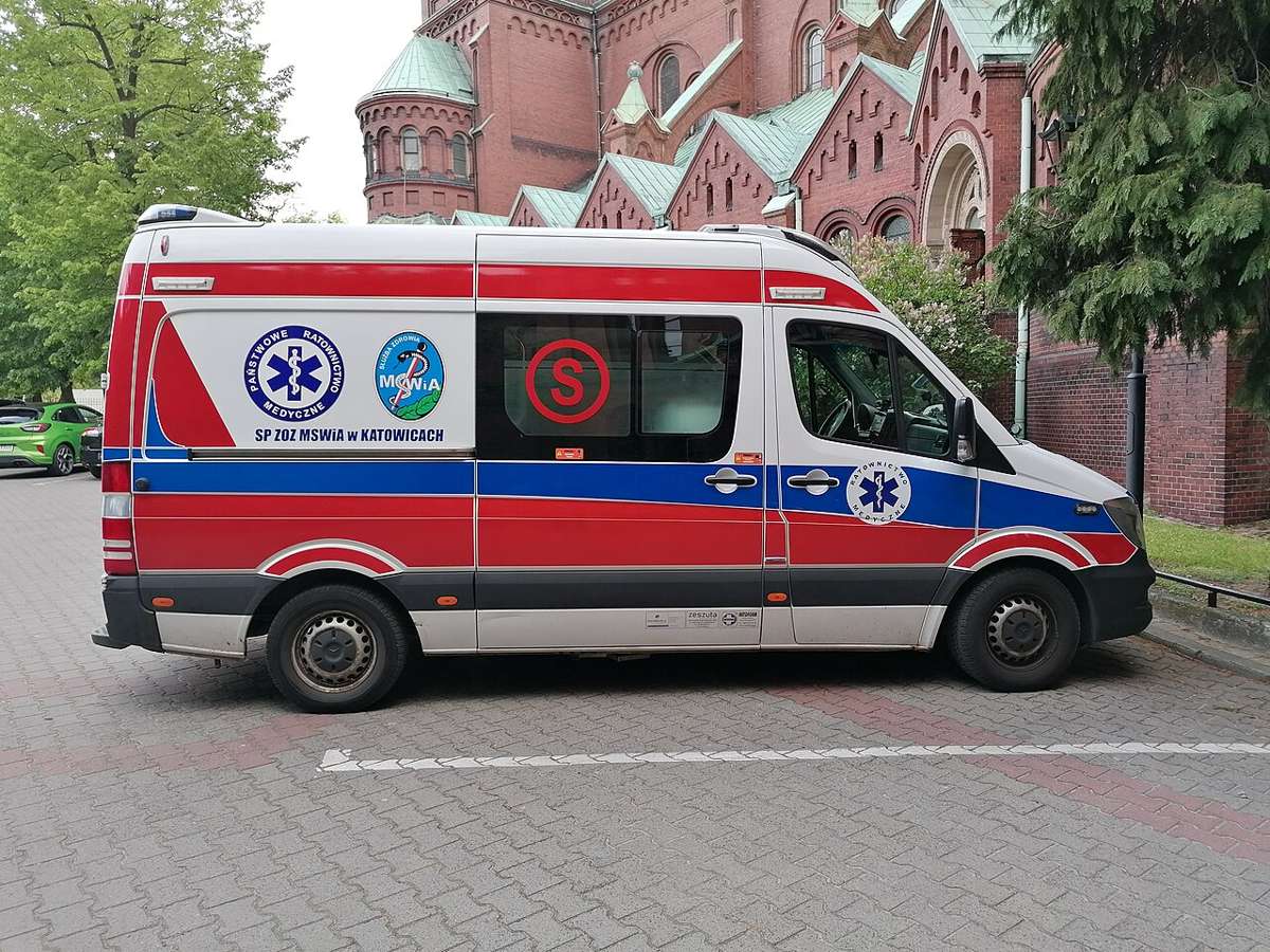 Illustrative photo of an ambulance in Katowice